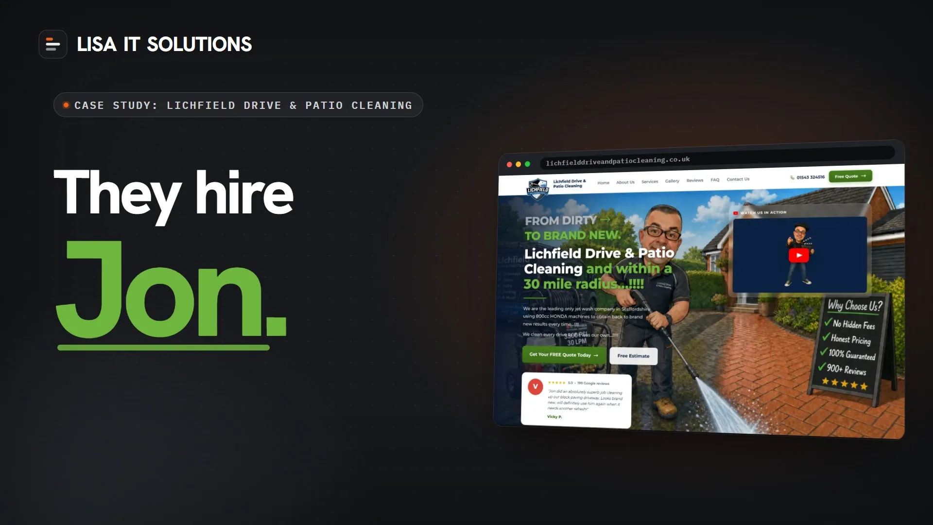 Lichfield Drive and Patio Cleaning case study video